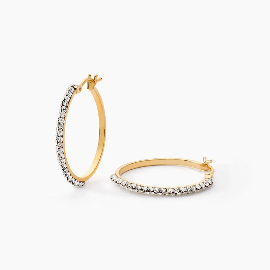 Best Histoire d'Or Créoles Sandrine Or Jaune Strass or jaune strass blanc