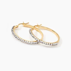 Best Histoire d'Or Créoles Sandrine Or Jaune Strass or jaune strass blanc