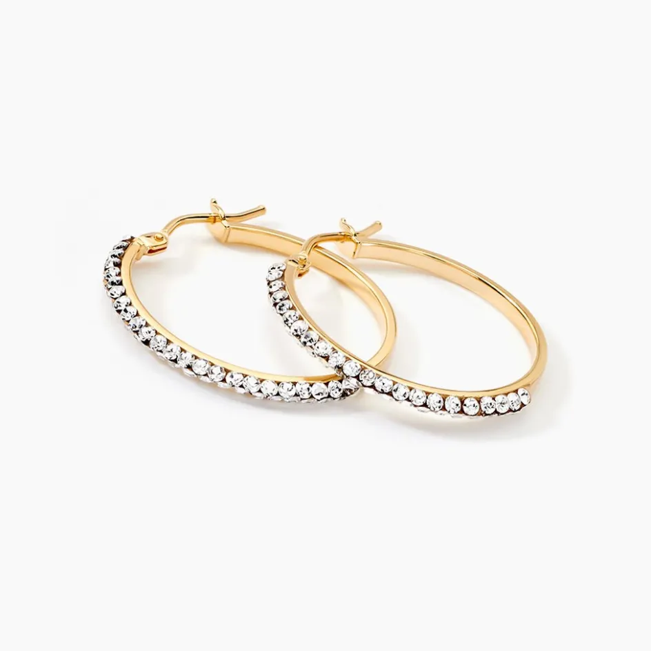 Best Histoire d'Or Créoles Sandrine Or Jaune Strass or jaune strass blanc