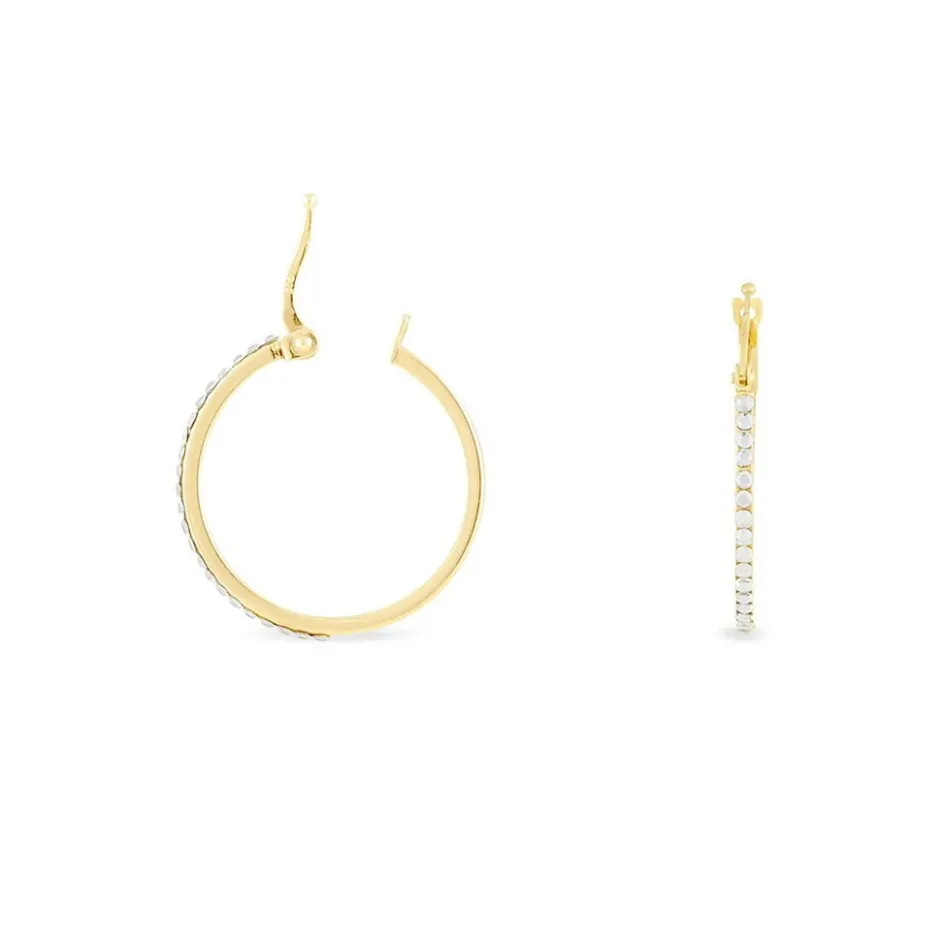 Best Histoire d'Or Créoles Sandrine Or Jaune Strass or jaune strass blanc