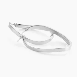 Sale Histoire d'Or Créoles Silla or blanc