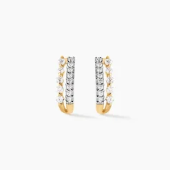 Sale Histoire d'Or Créoles The Crown De Zirconium or jaune oxyde