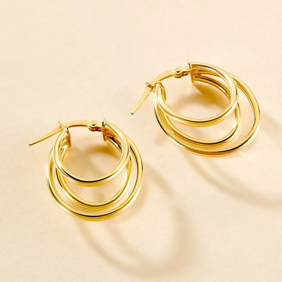 Online Histoire d'Or Créoles Trish Or Jaune