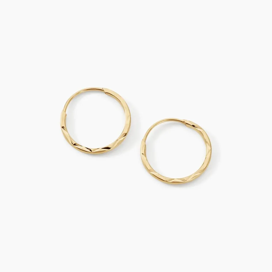 Histoire d'Or Créoles Valerina or jaune