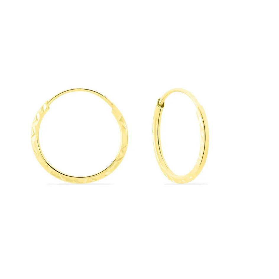 Histoire d'Or Créoles Valerina or jaune