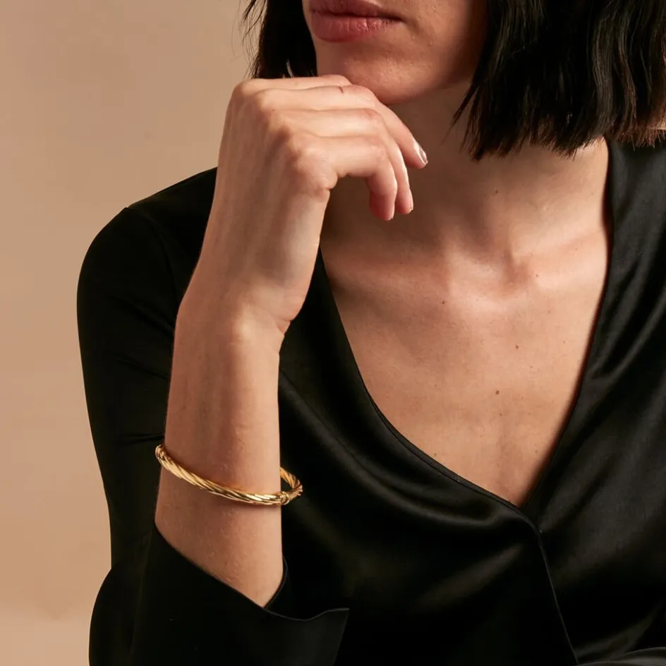 Discount Histoire d'Or Jonc Dezia Or Jaune