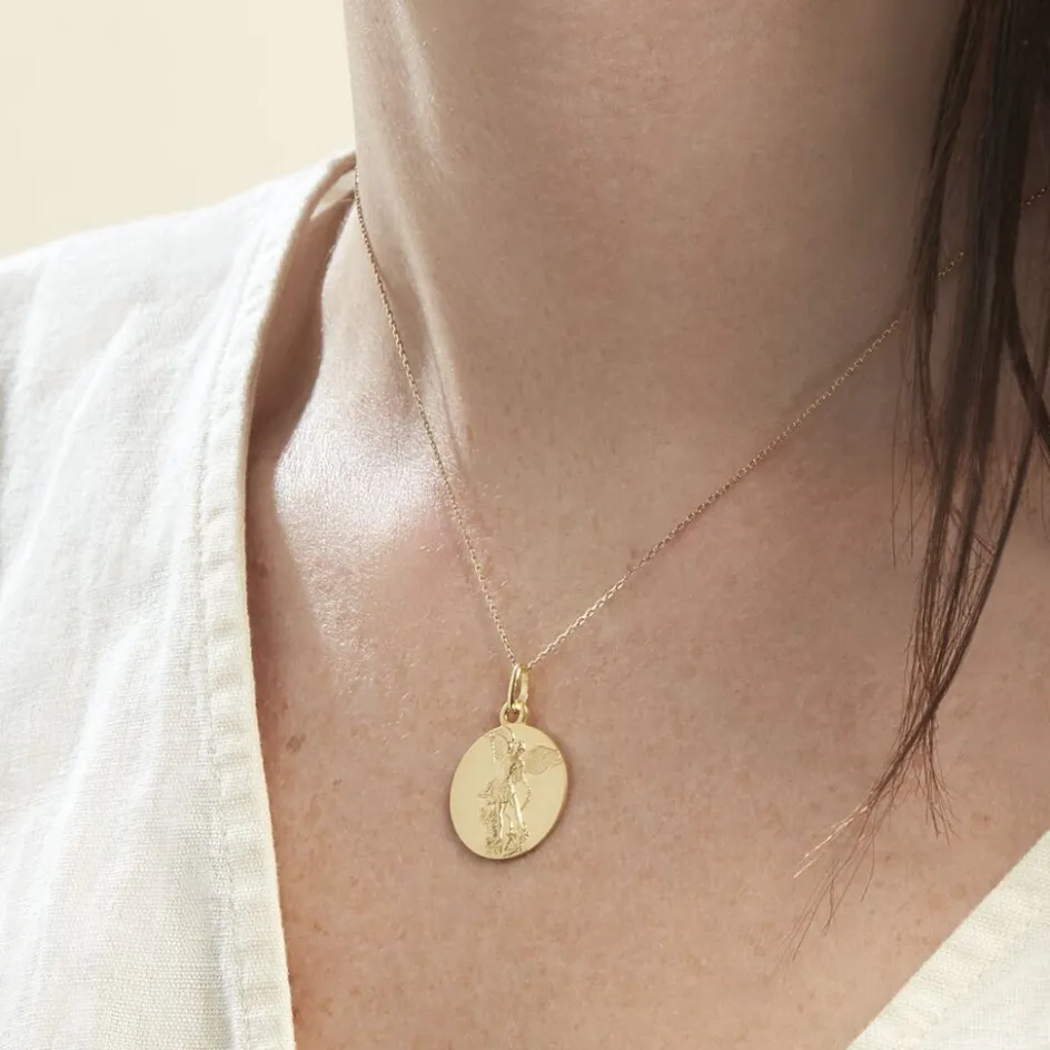Outlet Histoire d'Or Medaille Or Jaune Saint Michel