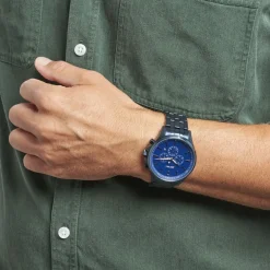 Online ARCTIK Montre Altitude Bleu cadran bleu fond bleu bracelet acier bleu