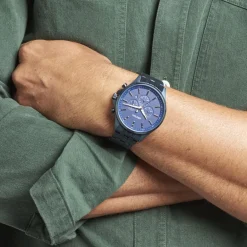 Online ARCTIK Montre Altitude Bleu cadran bleu fond bleu bracelet acier bleu