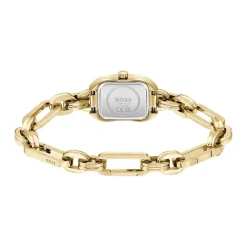 Clearance HUGO BOSS Montre Boss Hailey Noir cadran doré fond noir bracelet acier doré