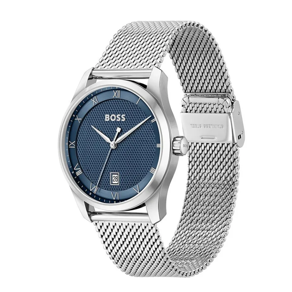 HUGO BOSS Montre Boss Principle Bleu* Montres Classiques