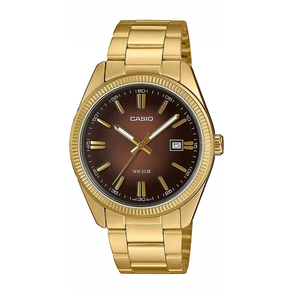 CASIO COLLECTION Montre Casio Timeless Collection Marron* Montres Petits Prix
