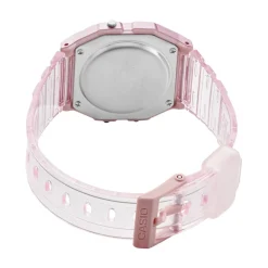 New CASIO COLLECTION Montre Vintage Edgy Rose cadran rose bracelet résine rose