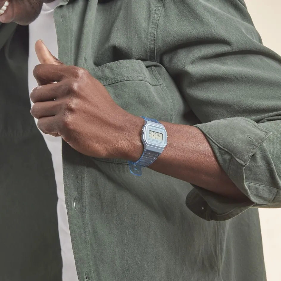 CASIO COLLECTION Montre Vintage Edgy Bleu* Montres Tendances|Montres Digitales