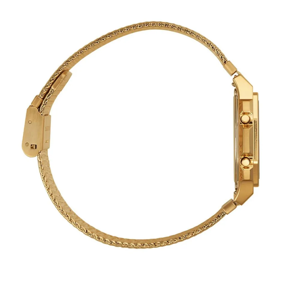 New CASIO COLLECTION Montre Vintage Champagne cadran doré bracelet acier doré