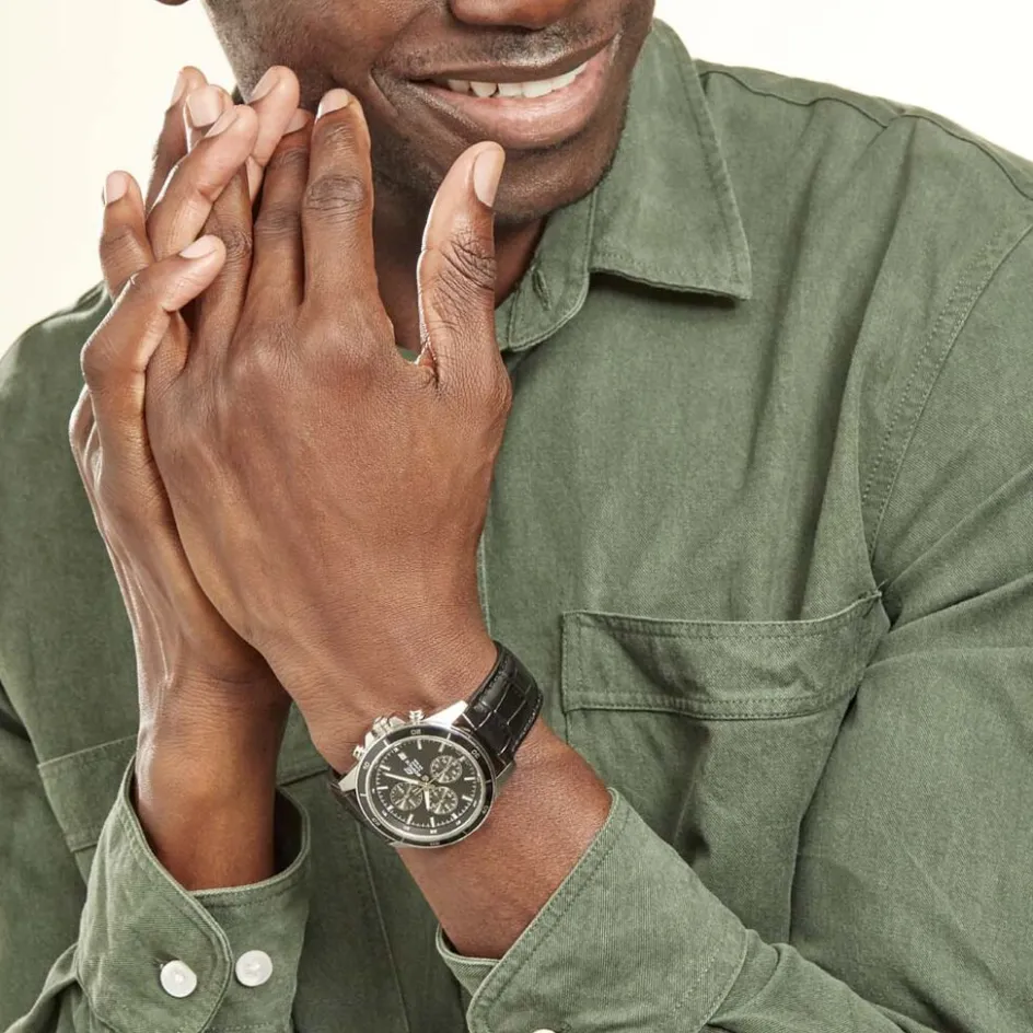 Hot CASIO EDIFICE Montre Noir