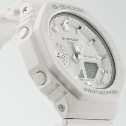Best CASIO G-SHOCK Montre Blanc cadran blanc fond blanc bracelet résine blanche