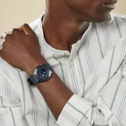 New CASIO G-SHOCK Montre Bleu cadran bleu bracelet résine bleue