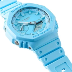 Discount CASIO G-SHOCK Montre Classic Bleu cadran bleu fond bleu bracelet résine bleu
