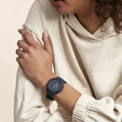 Clearance CASIO G-SHOCK Montre Classic Noir cadran bleu fond noir bracelet résine bleu