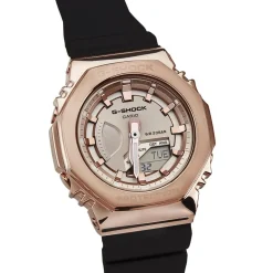 Discount CASIO G-SHOCK Montre Dorée Rosés cadran doré rose fond doré rose bracelet résine noire