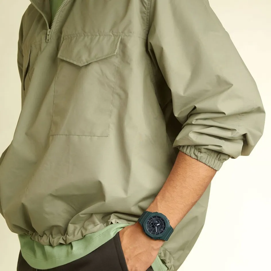 Clearance CASIO G-SHOCK Montre Noir cadran vert fond noir bracelet résine vert