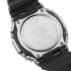 Clearance CASIO G-SHOCK Montre Vert cadran argenté fond vert bracelet résine noir