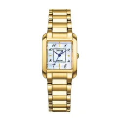 CITIZEN Montre Ladies Square Nacre Blanche* Montres Solaires