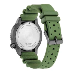 Clearance CITIZEN Montre Promaster Marine Kaki cadran gris fond kaki bracelet caoutchouc kaki