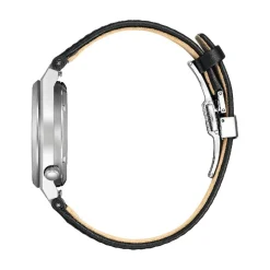 Discount CITIZEN Montre Tsuyosa Nk5010 Gris cadran argenté fond gris bracelet cuir de veau noir