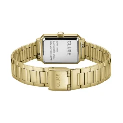 Hot CLUSE Montre Fluette Vert cadran doré fond vert bracelet acier doré