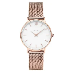 CLUSE Montre Minuit Blanc* Montres Tendances|Montres Petits Prix