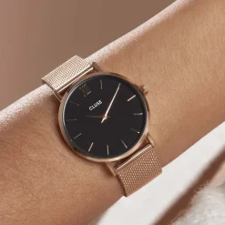 CLUSE Montre Minuit Noir* Montres Tendances|Montres Petits Prix