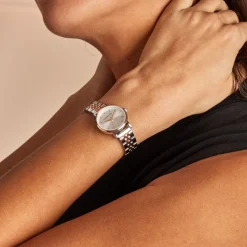 Discount CODHOR Montre Alix Argenté cadran bicolore blanc / rose fond argenté bracelet acier bicolore