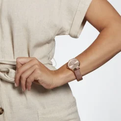 CODHOR Montre Amele Dore Rose* Montres Tendances|Montres Petits Prix