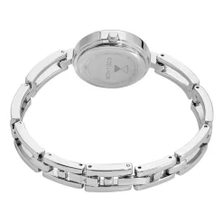 New CODHOR Montre Andrea Rose cadran argenté fond rose bracelet alliage argenté