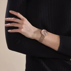 CODHOR Montre Celinia Doré Rose* Montres Tendances|Montres Petits Prix