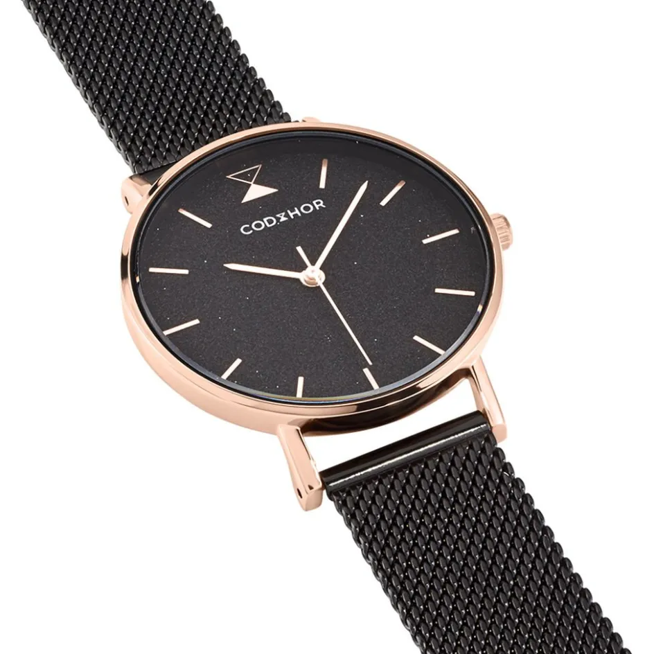 CODHOR Montre Cindy Noir* Montres Tendances|Montres Petits Prix