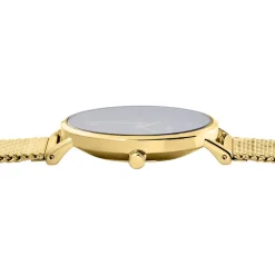 Sale CODHOR Montre Cindy Noir cadran doré fond noir bracelet acier doré