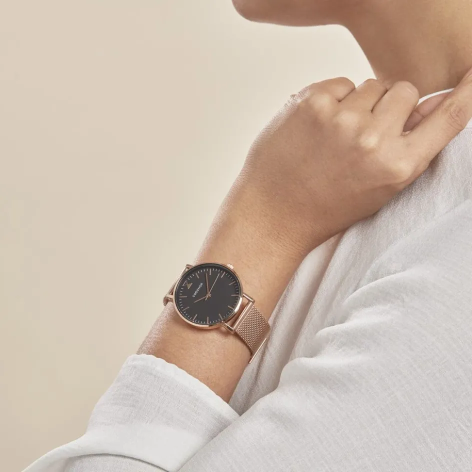 CODHOR Montre Cindy Noir* Montres Tendances|Montres Petits Prix