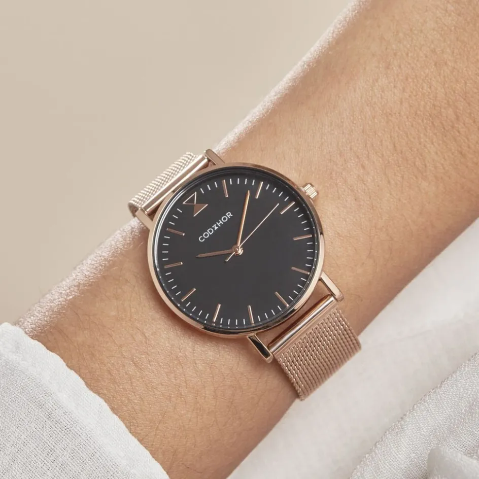 CODHOR Montre Cindy Noir* Montres Tendances|Montres Petits Prix