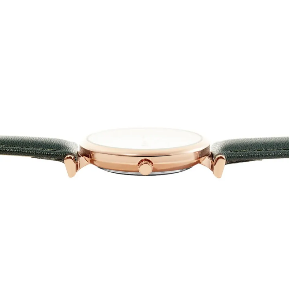 Sale CODHOR Montre Nidia Blanc cadran doré rose fond blanc bracelet synthétique vert