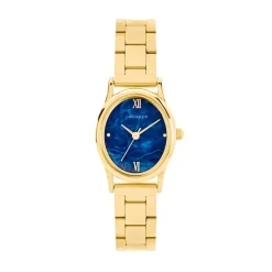 Online CODHOR Montre Suzanne Bleu cadran doré fond bleu bracelet acier doré
