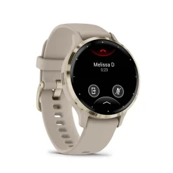 Sale GARMIN Montre Connectée Venu 3 cadran beige bracelet silicone beige