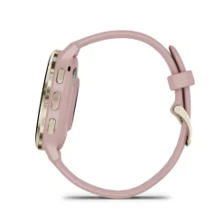 Sale GARMIN Montre Connectée Venu 3 cadran rose bracelet silicone rose