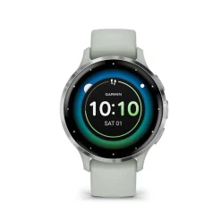 GARMIN Montre Connectée Venu 3 cadran vert bracelet silicone vert