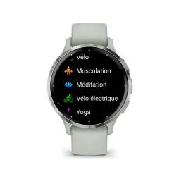 GARMIN Montre Connectée Venu 3 cadran vert bracelet silicone vert