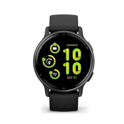 Discount GARMIN Montre Connectée vivoactive 5 cadran noir fond personnalisable bracelet silicone noir