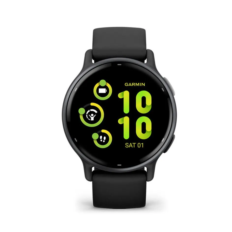 Discount GARMIN Montre Connectée vivoactive 5 cadran noir fond personnalisable bracelet silicone noir