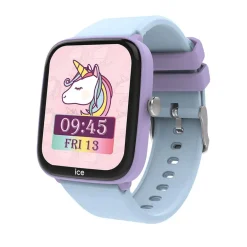 Clearance ICE WATCH Montre Connectée Smart Junior 3.0 cadran violet bracelet plastique bleu sky